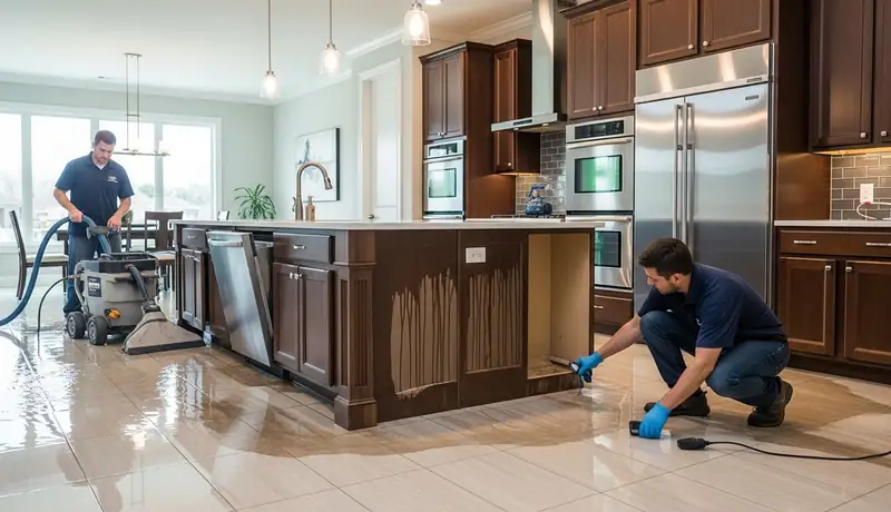 Kitchen Water Damage Restoration After Appliance Leak in Napa, CA in Napa, CA