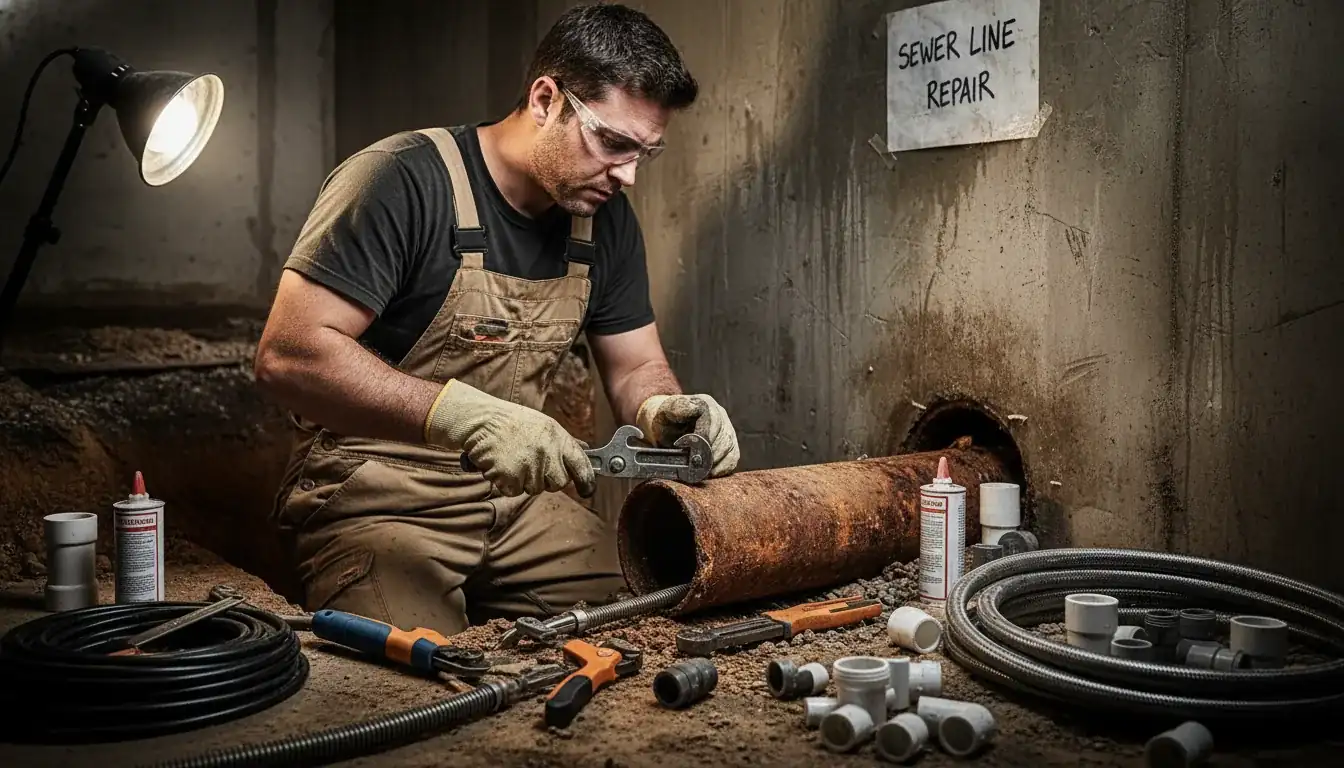 Sewer Line Repair in Napa, CA
